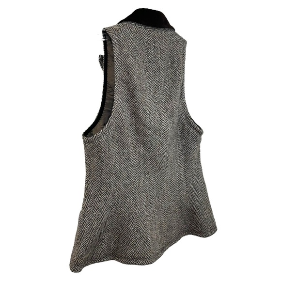 Ralph Lauren - Women’s Herringbone Vest, Wool, Classic Equestrian - Brown Size 4 - Picture 9 of 17